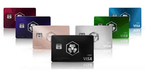 Card de debit Crypto.com.