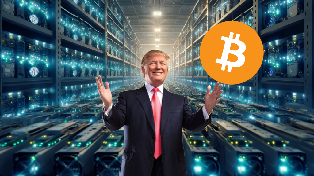 Trump pledează pentru mineritul Bitcoin din SUA