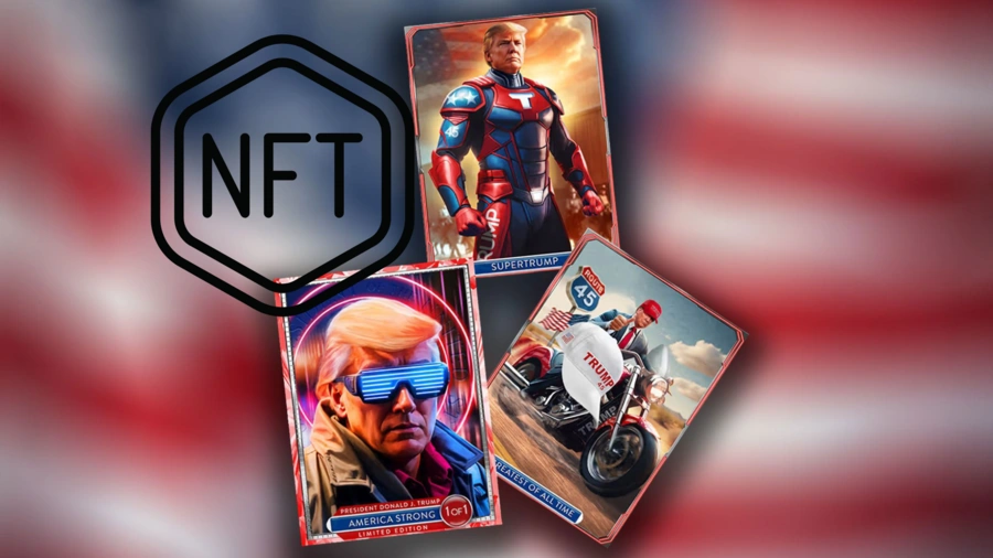 Noua Colecție NFT a lui Trump Strânge $2 Milioane