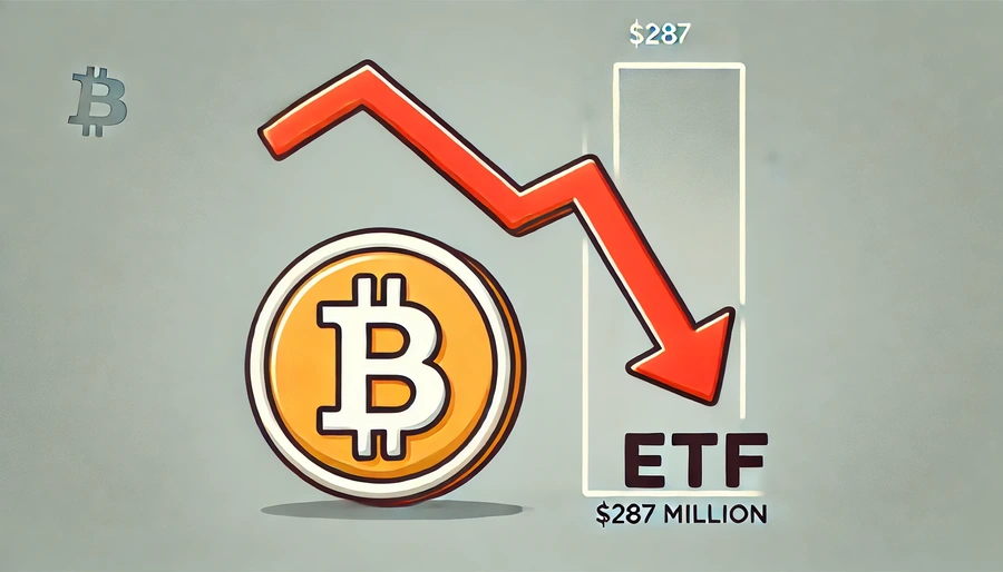 $287 milioane dispare din ETF-urile de Bitcoin